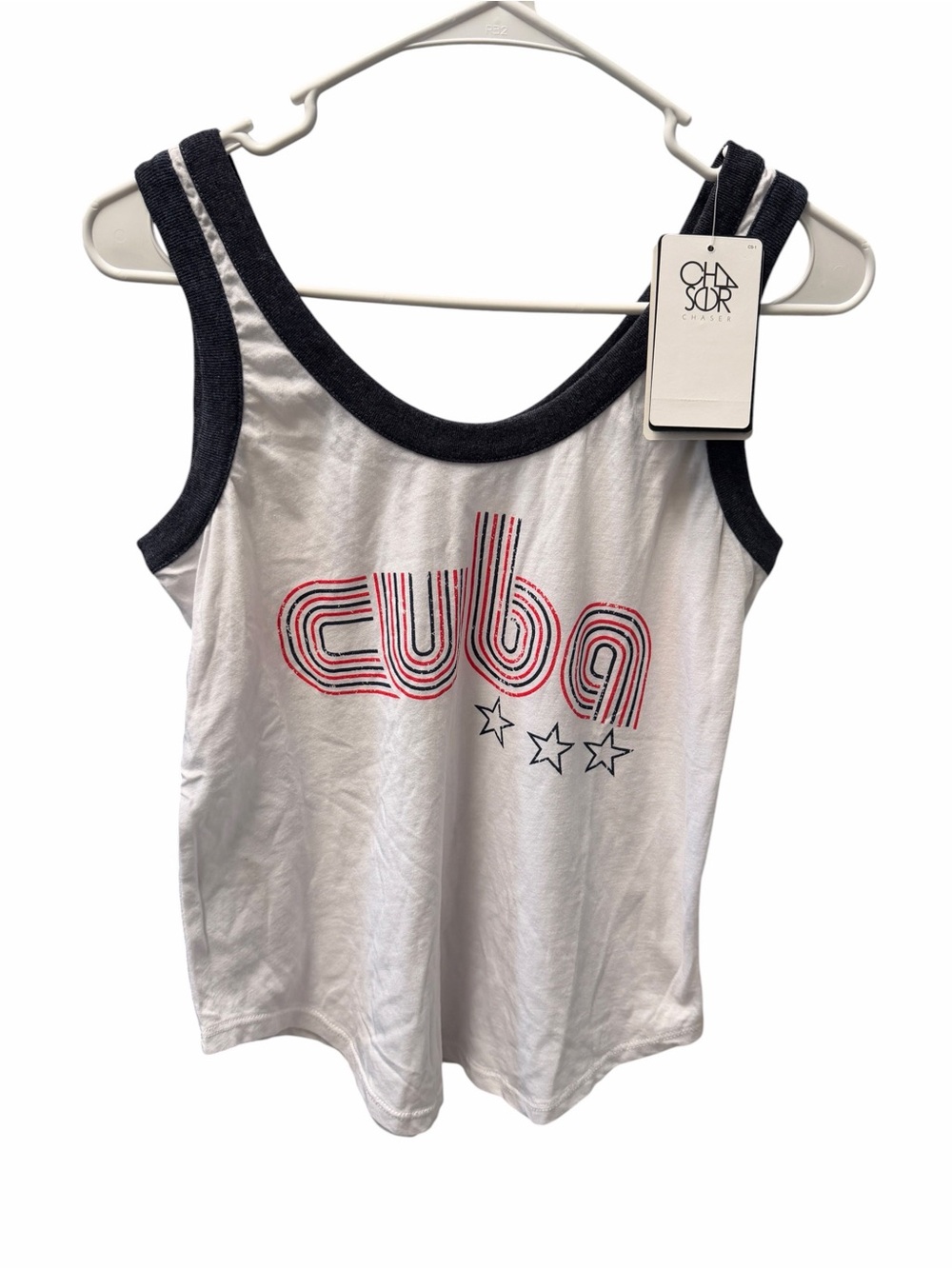 Chaser Cuba Graphic Tank Top NWT Size Small